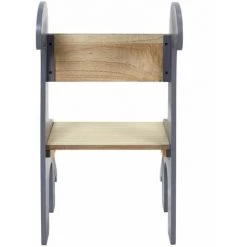 Paris Prix - Chaise Enfant Design "dino" 60cm Gris & Naturel -Assise pour enfant Soldes 57074716 4