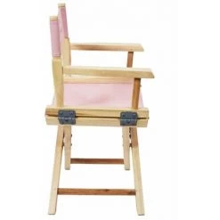 Paris Prix - Chaise Enfant "directeur" 57cm Rose & Naturel -Assise pour enfant Soldes 57074776 3