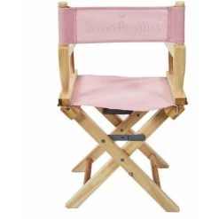 Paris Prix - Chaise Enfant "directeur" 57cm Rose & Naturel -Assise pour enfant Soldes 57074776 4