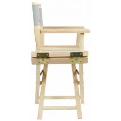 Paris Prix - Chaise Enfant "directeur" 57cm Gris & Naturel -Assise pour enfant Soldes 57074782 3