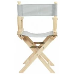 Paris Prix - Chaise Enfant "directeur" 57cm Gris & Naturel -Assise pour enfant Soldes 57074782 4