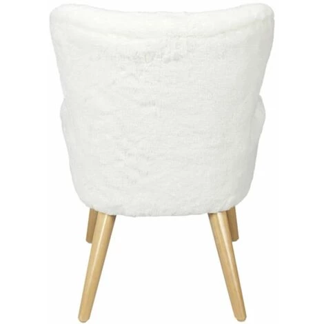 Paris Prix - Fauteuil Enfant Imitation Fourrure "helsinki" 63cm Blanc 6 Paris Prix - Fauteuil Enfant Imitation Fourrure "helsinki" 63cm Blanc – Image 4