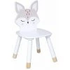 ATMOSPHERA FOR KIDS Chaise Enfant Scandinave "Renard" 52cm Blanc -Assise pour enfant Soldes 57075980 1