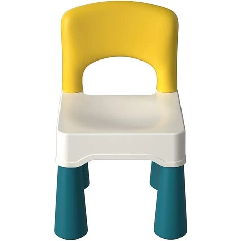 AOUGO Chaise En Plastique Avec Dossier Incurvé, Complément Parfait à La Table D'activités Pour Enfants Pour Blocs De Construction Pour Garçons Et Filles, Poids Maximum 100 Kg/220 Lb 3 AOUGO Chaise En Plastique Avec Dossier Incurvé, Complément Parfait à La Table D'activités Pour Enfants Pour Blocs De Construction Pour Garçons Et Filles, Poids Maximum 100 Kg/220 Lb