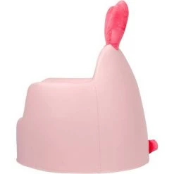 DREMADE DREAMADE Canapé Pour Enfants En Forme Lapin, Bébé Fauteuil Rembouré à Design Ergonomique Avec Surface Intégrée En Mousse Et PVC, Pour Enfants De 9 Mois-3 Ans, 46X49X43 CM, Rose -Assise pour enfant Soldes 58846061 4