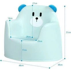 DREMADE DREAMADE Fauteuil Enfant Animal,Canapé Enfant En PVC Charge Maximal 30KG, Chaise Enfant Animal Idéal Pour Filles Et Garçons De 0 à 3 Ans Dans Chambre De Enfant, Salon, Maternelle, En Ours Bleu 11 DREMADE DREAMADE Fauteuil Enfant Animal,Canapé Enfant En PVC Charge Maximal 30KG, Chaise Enfant Animal Idéal Pour Filles Et Garçons De 0 à 3 Ans Dans Chambre De Enfant, Salon, Maternelle, En Ours Bleu -Assise pour enfant Soldes 58846082 5