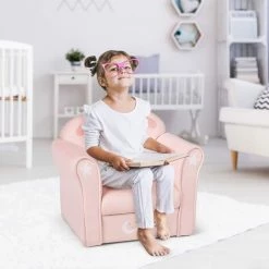 DREMADE DREAMADE Fauteuil Pour Enfant, Canapé D' Enfant Rembourré Confortable Avec Accoudoir Ergonomique, Canapé Avec Dessin Animé Mignon, Pour Salon, Chambre, Ecole Maternelle (Motif Agneau) -Assise pour enfant Soldes 58846096 4