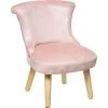 ATMOSPHERA FOR KIDS Fauteuil Enfant Velours Glitter Rose Atmosphera -Assise pour enfant Soldes 59260580 1