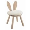 LANADECO CHAISE OREIL LAPIN BOIS NATUREL 29 Cm - Naturel -Assise pour enfant Soldes 59391680 1
