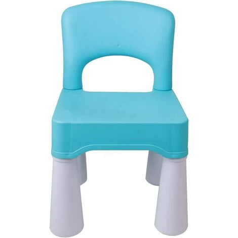 MINKUROW Chaise En Plastique Pour Enfants, Durable Et Légère, Hauteur Du Siège De 9,3", Utilisation à L'Intérieur Ou à L'Extérieur, Bleu Clair 3 MINKUROW Chaise En Plastique Pour Enfants, Durable Et Légère, Hauteur Du Siège De 9,3", Utilisation à L'Intérieur Ou à L'Extérieur, Bleu Clair