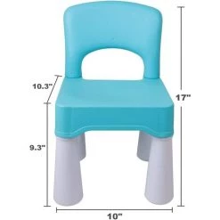 MINKUROW Chaise En Plastique Pour Enfants, Durable Et Légère, Hauteur Du Siège De 9,3", Utilisation à L'Intérieur Ou à L'Extérieur, Bleu Clair 11 MINKUROW Chaise En Plastique Pour Enfants, Durable Et Légère, Hauteur Du Siège De 9,3", Utilisation à L'Intérieur Ou à L'Extérieur, Bleu Clair -Assise pour enfant Soldes 59479381 5