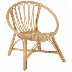 Paris Prix - Chaise Enfant En Rotin "ellen" 52cm Naturel