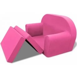 NOVA Lit De Fauteuil Pour Enfants En Tissu 78x35x46 Cm Amovible Diverses Couleurs Couleur : Rose -Assise pour enfant Soldes 59995262 3