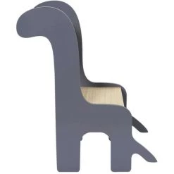 THE HOME DECO KIDS Chaise Enfant En Bois Animal Dino Gris - Gris -Assise pour enfant Soldes 60276493 4