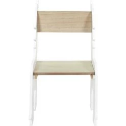 THE HOME DECO KIDS Chaise Enfant En Bois Animal Licorne Blanc - Blanc -Assise pour enfant Soldes 60280066 3