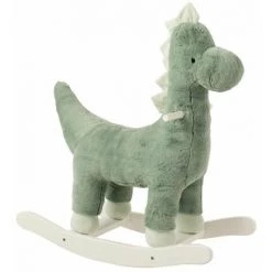 Paris Prix - Fauteuil à Bascule Enfant "dinosaure" 66cm Vert