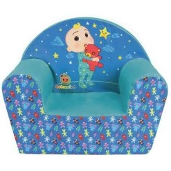 CIJEP Fauteuil Club En Mousse Cocomelon Bleu 52x42x33 Cm - Multicolor