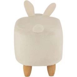 LES TENDANCES Chaise Enfant Mouton Bois Blanc Morty -Assise pour enfant Soldes 60629939 4