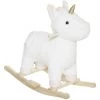 Atmosphera - Cheval à Bascule Licorne Blanche Et Rose H 55 Cm - Blanc -Assise pour enfant Soldes 60964579 1