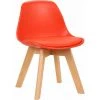 NOVA Chaise En Plastique Et Chaise En Bois Jeu Chaise De Chaise Pour Bébé Table De Bébé Couleur : Rouge -Assise pour enfant Soldes 61090550 1