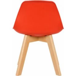 NOVA Chaise En Plastique Et Chaise En Bois Jeu Chaise De Chaise Pour Bébé Table De Bébé Couleur : Rouge -Assise pour enfant Soldes 61090550 4