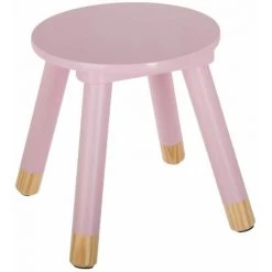 WELLHOME Ensemble De 2 Tabourets Pour Enfants "douceur" Dans Le Puits Rose à La Maison -Assise pour enfant Soldes 61258885 5