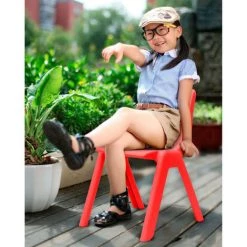 JAMARA Chaise D'enfant Smiley Rouge - Rouge