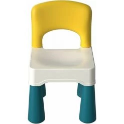 SINCèREETALI Chaise En Plastique Avec Dossier Incurvé, Complément Parfait à La Table D'activités Pour Enfants Pour Blocs De Construction Pour Garçons Et Filles, Poids Maximum 100 Kg/220 Lb
