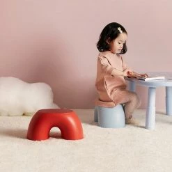 HELLO KITTY BAIN Tabouret Pour Enfants En Forme D'arc-en-ciel Petit Tabouret Rond Simple Pour La Maison -Assise pour enfant Soldes 65104716 3
