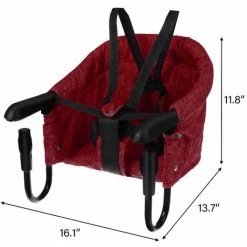 OCXIN Crochet Sur Chaise Avec Poche Arrière, Clip De Fixation Fixe Sur Chaise Haute, Siège D'alimentation Portable Pour Bébé Pour La Maison Et Les Voyages, Siège D'appoint Portable Pour Bébé -Assise pour enfant Soldes 66859833 3