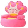 LES TENDANCES Chaise En Peluche Pour Enfants Princesse Rose -Assise pour enfant Soldes 66903962 1