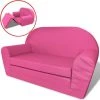 LES TENDANCES Chaise Longue Pliable Pour Enfants Rose -Assise pour enfant Soldes 66905680 1