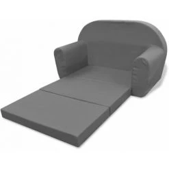 LES TENDANCES Chaise Longue Pliable Pour Enfants Gris 10 LES TENDANCES Chaise Longue Pliable Pour Enfants Gris -Assise pour enfant Soldes 66909146 4