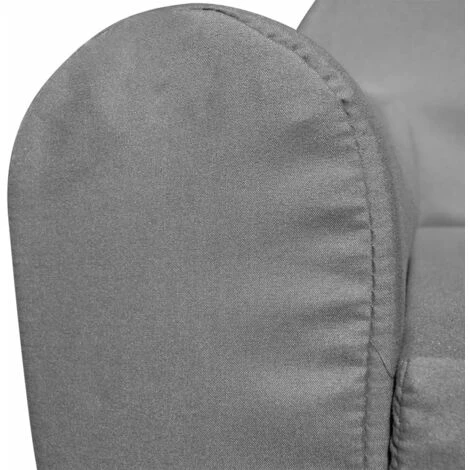 LES TENDANCES Chaise Longue Pliable Pour Enfants Gris 7 LES TENDANCES Chaise Longue Pliable Pour Enfants Gris – Image 5