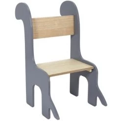 Chaise Enfant Dino Gris Home Deco Kids