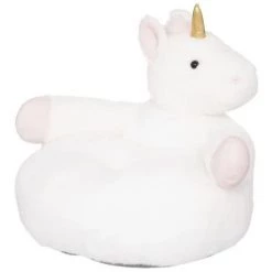 ATMOSPHERA FOR KIDS Fauteuil Peluche Licorne Blanc Atmosphera