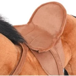 VidaXL Jouet En Peluche Cheval Marron - Brun -Assise pour enfant Soldes 7187699 5