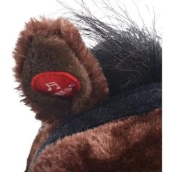 VidaXL Jouet En Peluche Cheval Marron Et Noir XXL - Brun -Assise pour enfant Soldes 7751232 4