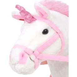 VidaXL Jouet En Peluche Licorne Blanc Et Rose XXL - Blanc -Assise pour enfant Soldes 7751233 3