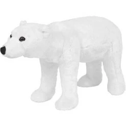 VidaXL Jouet En Peluche Ours Polaire Blanc XXL - Blanc