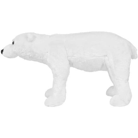 VidaXL Jouet En Peluche Ours Polaire Blanc XXL - Blanc 4 VidaXL Jouet En Peluche Ours Polaire Blanc XXL - Blanc – Image 2