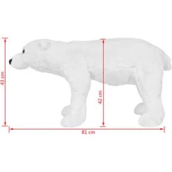 VidaXL Jouet En Peluche Ours Polaire Blanc XXL - Blanc 10 VidaXL Jouet En Peluche Ours Polaire Blanc XXL - Blanc -Assise pour enfant Soldes 7766135 4