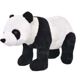 VidaXL Jouet En Peluche Panda Noir Et Blanc XXL - Noir