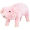 VidaXL Jouet En Peluche Cochon Rose XXL - Rose