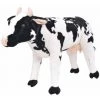 VidaXL Jouet En Peluche Vache Noir Et Blanc XXL - Noir -Assise pour enfant Soldes 7766140 1