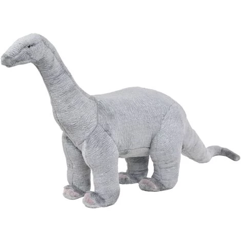 VidaXL Jouet En Peluche Dinosaure Brachiosaurus Gris XXL - Gris 3 VidaXL Jouet En Peluche Dinosaure Brachiosaurus Gris XXL - Gris