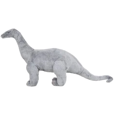 VidaXL Jouet En Peluche Dinosaure Brachiosaurus Gris XXL - Gris 4 VidaXL Jouet En Peluche Dinosaure Brachiosaurus Gris XXL - Gris – Image 2
